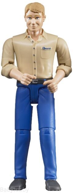 Фигурка мужчины голубые джинсы BRUDER (БРУДЕР) 60006