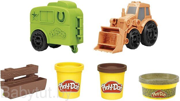 Игровой набор Play-Doh Фермерский трактор F1012