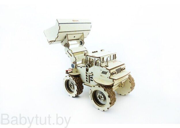 Деревянный 3D конструктор Lemmo Трактор Бульдог Б-1