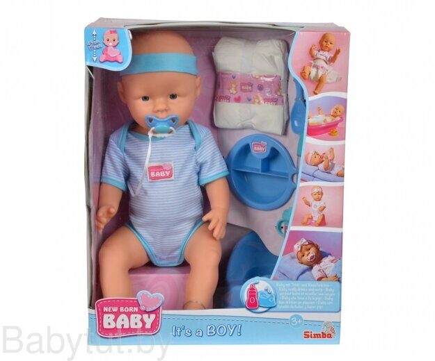 Кукла Simba Пупс New Born 43 см 5030044