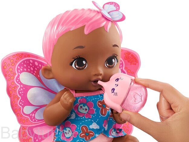 Кукла My Garden Baby Feed and Change с розовыми волосами GYP12