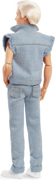 Кукла Barbie The Movie Кен в джинсовом костюме HRF27