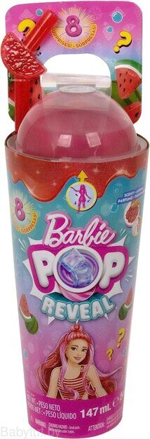 Кукла Barbie Pop Reveal Juicy Fruits Арбузный краш HNW43