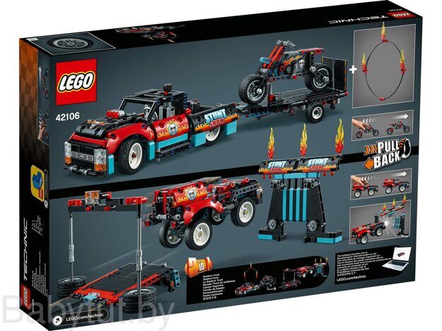 Конструктор LEGO Шоу трюков на грузовиках и мотоциклах 42106