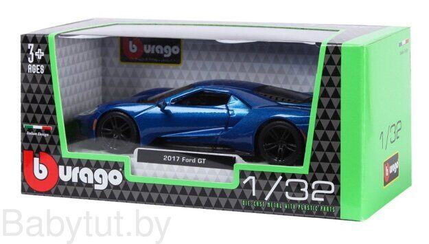 Модель автомобиля Bburago 1:32 - Форд GT (2017)