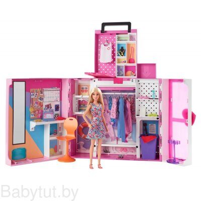 Гардеробная Barbie с куклой и аксессуарами HGX57