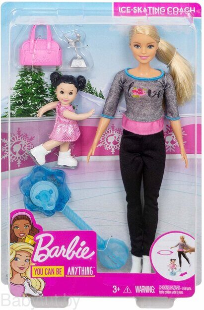 Кукла Barbie Тренер по фигурному катанию FXP38