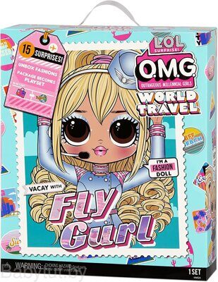 Кукла L.O.L. Surprise OMG World Travel Fly Gurl Cтюардесса 579168