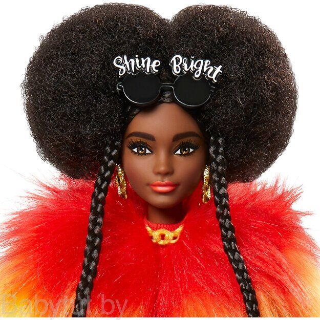 Кукла Barbie Экстра в радужном пальто GVR04