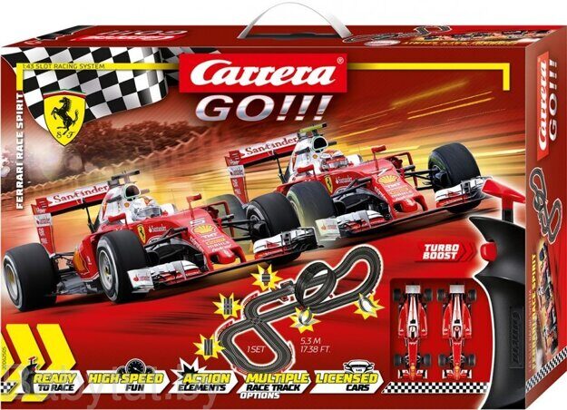 Трек Carrera GO!!! Ferrari Race Spirit Set 62505