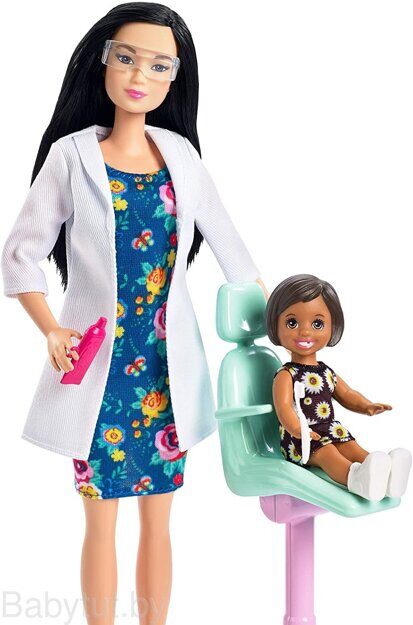 Игровой набор Barbie Cтоматолог с аксессуарами и мебелью FXP17