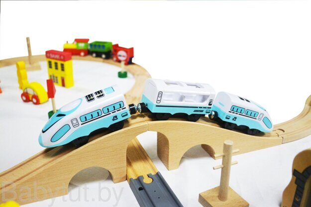 Железная дорога Eco Toys 69 элементов HM015147