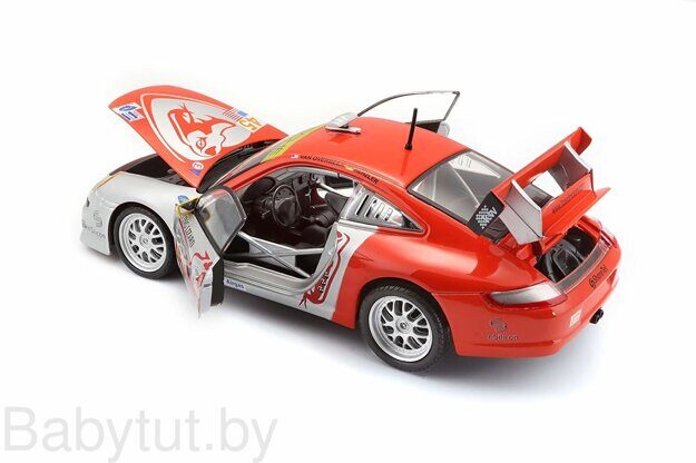 Модель автомобиля Bburago 1:24 - Порше 911 GT3 RSR гоночный