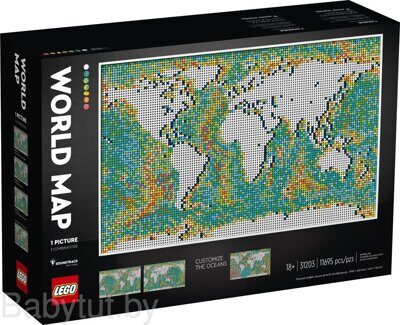 Конструктор Lego ART Карта мира 31203