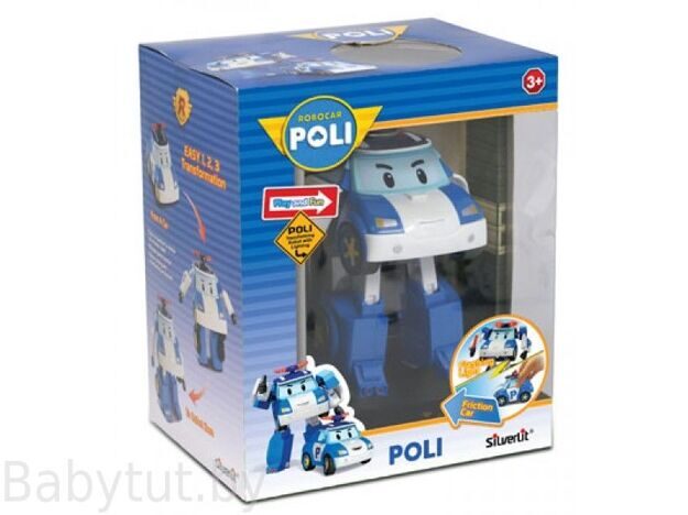 Robocar Poli Игрушка "Поли трансформер" 12,5 см свет, инструменты 83094