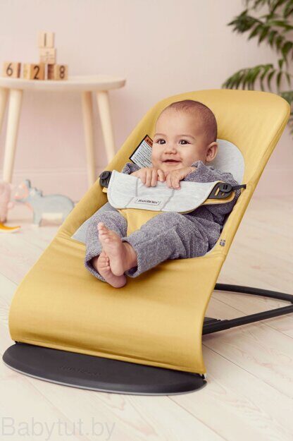 Кресло-шезлонг BabyBjorn Balance Soft Cotton/Jersey Желтый