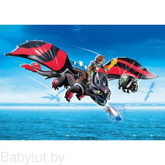 Конструктор Гонки на драконах: Иккинг и Беззубик Playmobil 70727