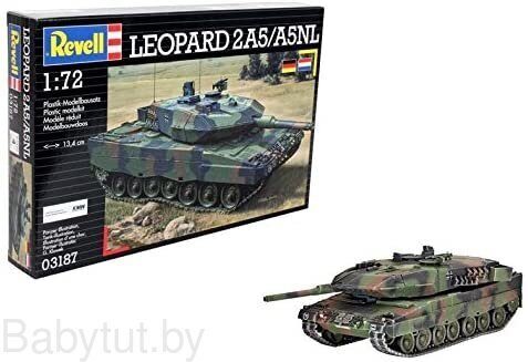 Сборная модель танка Revell 1:72 - Немецкий танк "Леопард 2А5/А5NL"