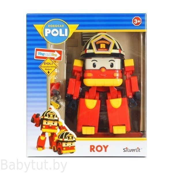 Robocar Poli Игрушка "Рой трансформер" 12,5 см свет, инструменты 83093