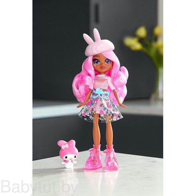 Кукла Hello Kitty Стайли с фигуркой GWW97