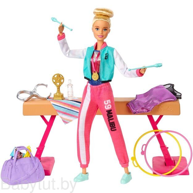 Игровой набор Barbie Гимнастка GJM72