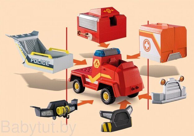 Конструктор Автомобиль пожарной службы Playmobil 70914