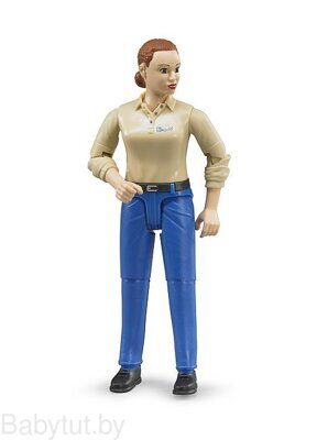 Игрушка Bruder Фигурка женщины голубые джинсы 60408