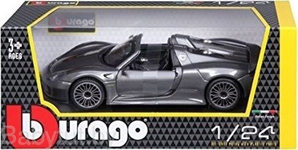 Модель автомобиля Bburago 1:24 - Порше 918 Спайдер