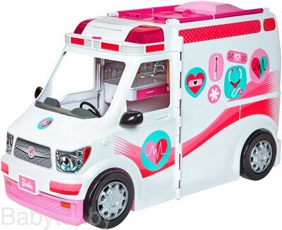 Игровой набор Barbie Машина скорой помощи FRM19