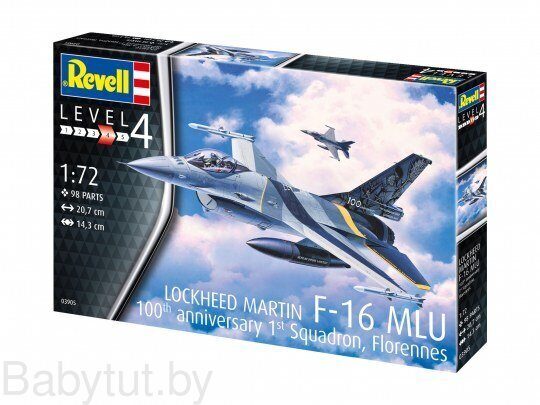 Сборная модель истребителя Revell 1:72 - Многоцелевой истребитель F-16 Mlu