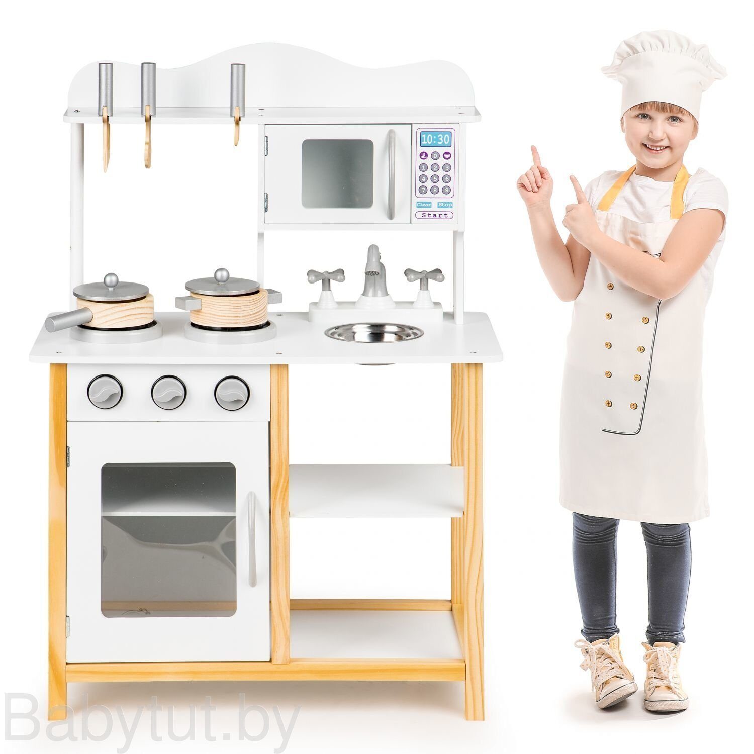 detskaya kuhnya eco toys s pechkoj svch belaya tk040a