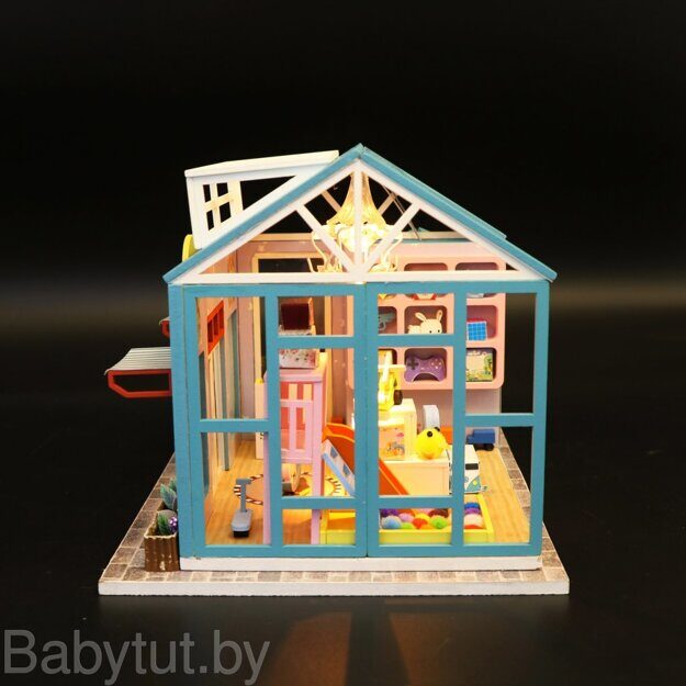 Интерьерный конструктор Румбокс Hobby Day DIY MINI House Магазин игрушек M904