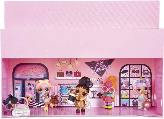 Магазин - подставка Lol Surprise Mini-Shops 3 в 1 - Кейс для хранения кукол Лол 576297