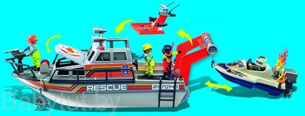 Конструктор Пожарно-спасательные работы Playmobil 70140
