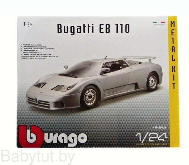 Сборная модель автомобиля Bburago 1:24 -  Бугатти ЕB 110 (1991)