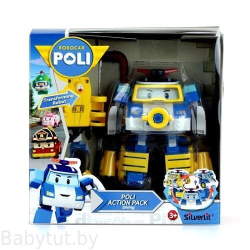 Robocar Poli Игровой набор "Поли трансформер и костюм водолаза" 83310