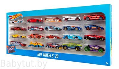 Набор из 20 машинок Hot Wheels 20 Car Gift Pack H7045