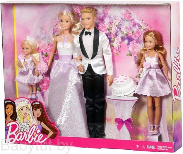 Игровой набор Barbie Свадьба DJR88