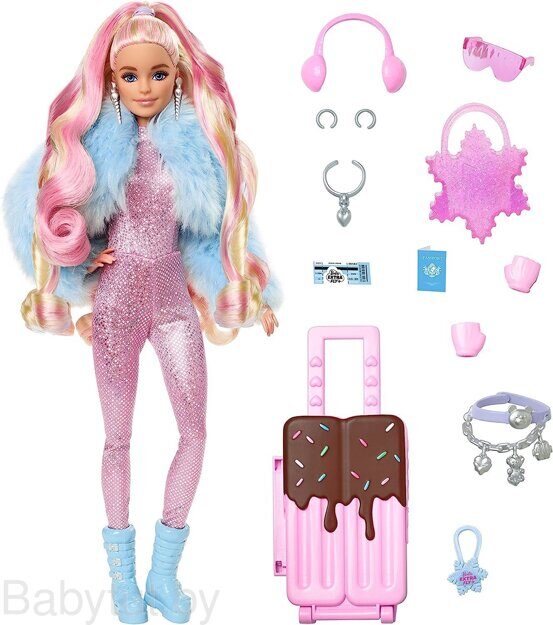 Кукла Barbie Экстра Fly Snow HPB16