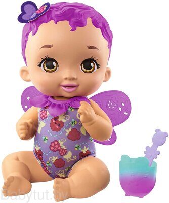 Кукла My Garden Baby Berry Hungry с фиолетовыми волосами GYP00