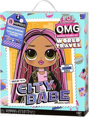 Кукла L.O.L. Surprise OMG World Travel City Babe 576587