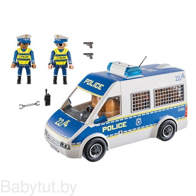 Конструктор Полицейский фургон со светом и звуком Playmobil 70899