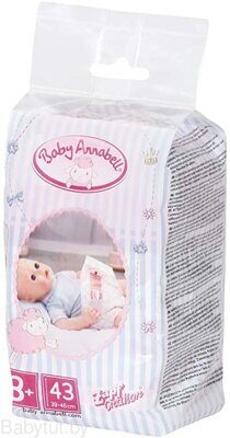Памперсы для куклы Baby Annabell 5шт 703038