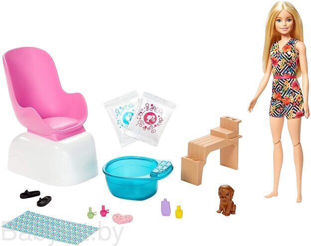 Игровой набор Barbie Маникюрный салон GHN07
