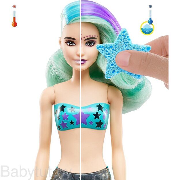Кукла-cюрприз Barbie Color Reveal 4 серия Русалочка GTP43