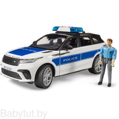 Автомобиль полиции Range Rover Velar с фигуркой Bruder 02890