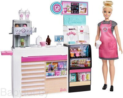 Игровой набор Barbie Кофейня GMW03