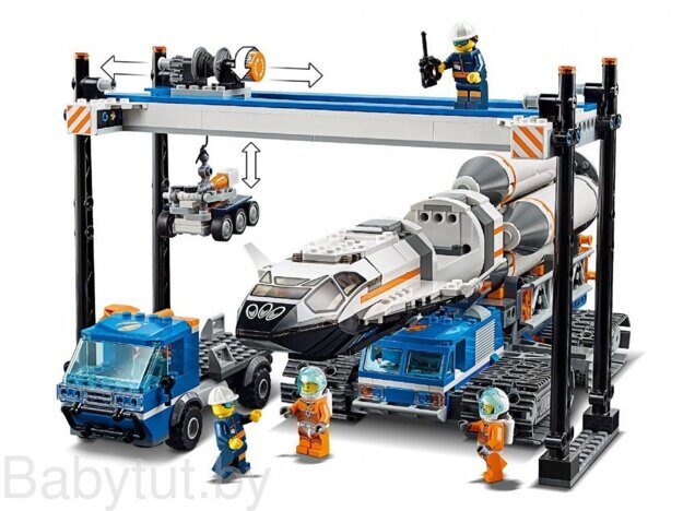LEGO City Площадка для сборки и транспорт для перевозки ракеты 60229