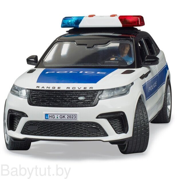 Автомобиль полиции Range Rover Velar с фигуркой Bruder 02890