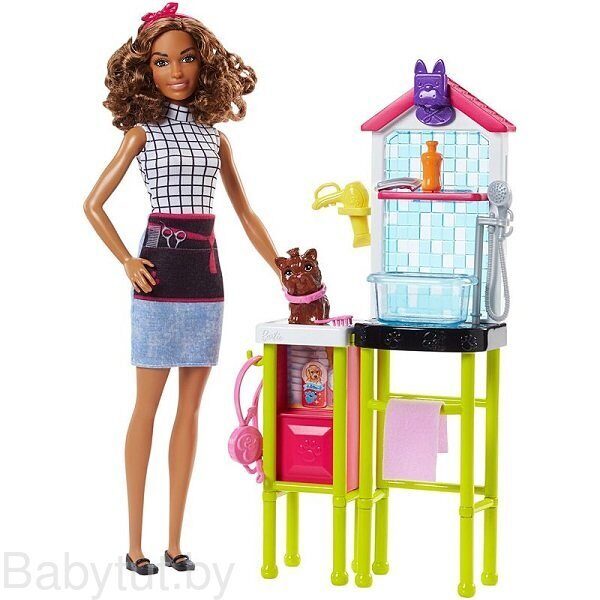 Игровой набор Barbie Салон для собак FJB31